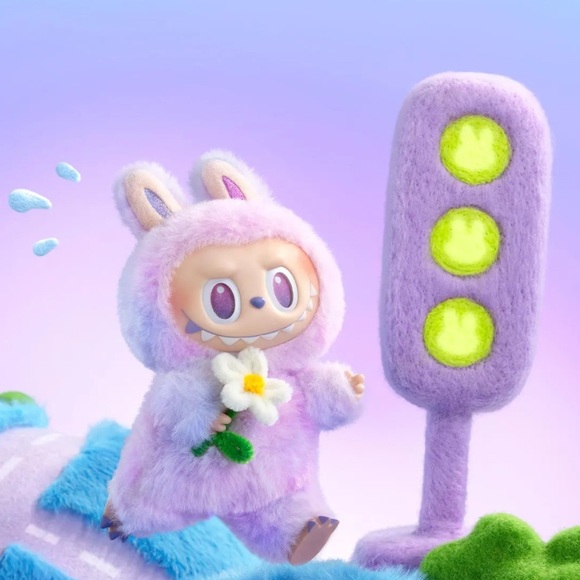 Pop Mart Big Into Energy Labubu Vinyl Plush - Luck - Picture 1 of 7